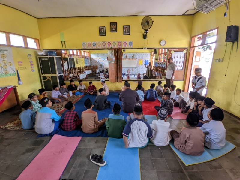 Hari kedua kegiatan Pondok Ramadhan di SDN 1 Banyuglugur